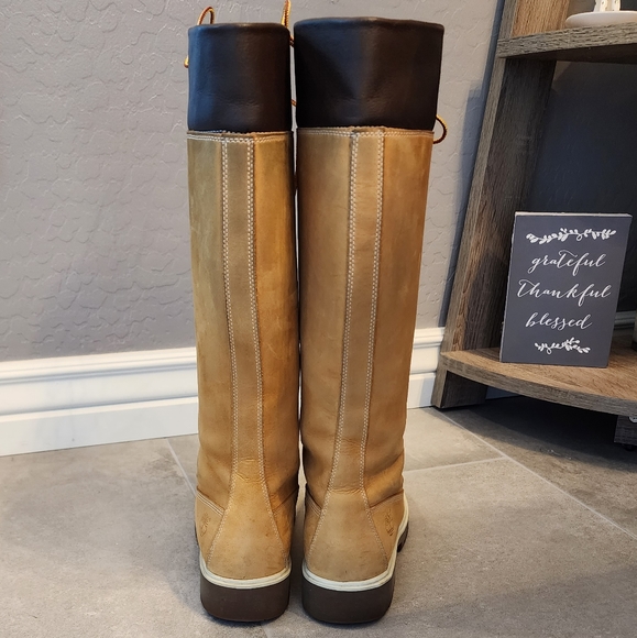 TIMBERLAND LEATHER BOOTS SZ 8.5 - Picture 11 of 14